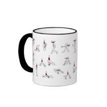 Yoga for Winelovers White Mug