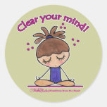 Yoga Girl-Clear Your Mind Stickers