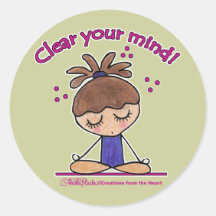 Yoga Girl-Clear Your Mind Stickers