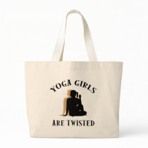 Yoga GIrls Are Twisted  Gift Tote Bag