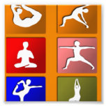 Yoga Icons Photo Art