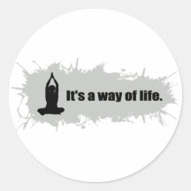 Yoga is a Way of Life Sticker