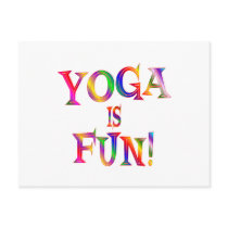 Yoga is Fun Postcards
