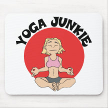 Yoga Junkie Gift Mousepads