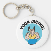 Yoga Junkie Men's Key Chain