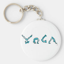 Yoga Keychains