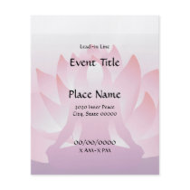 Yoga Lotus Small Event Flyer