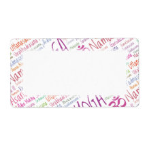 Yoga Lover's Custom Shipping Labels