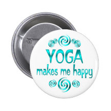 Yoga Makes Me Happy Pins