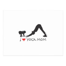 Yoga Mom Postcards