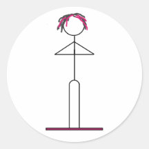 Yoga Mountain Pose Sticker