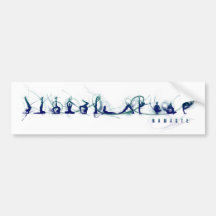 Yoga move bumper sticker