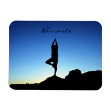 Yoga Namaste Premium Flexi Magnet 1