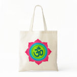 Yoga Om Namaste Lotus Organic Tote Bag