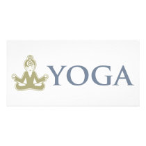Yoga Customized Photo Card