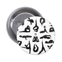 Yoga Pinback Button