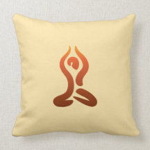 Yoga Poses/Asanas II Throw Pillow