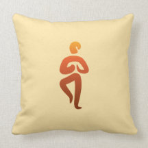 Yoga Poses/Asanas III Throw Pillow