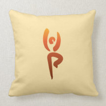Yoga Poses/Asanas IV Throw Pillow