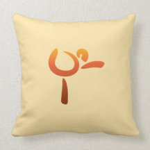 Yoga Poses/Asanas V Throw Pillow