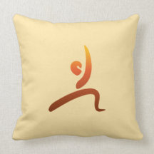 Yoga Poses/Asanas VI Throw Pillow