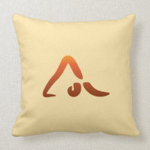 Yoga Poses/Asanas VII Throw Pillow