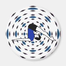 Yoga Poses - Yoga Fridge Magnets
