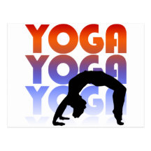 yoga post cards