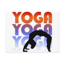 yoga post cards