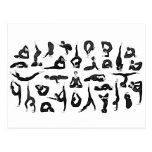 Yoga Postcard