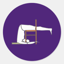 Yoga Runde Sticker