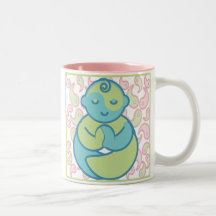 Yoga Speak Baby : Paisley Yoga Baby Mug