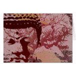 Yoga Speak : Buddha Tree Graphic Greeting Card
