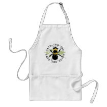 Yoga Speak : Save The Bee ... Save The World! Apron