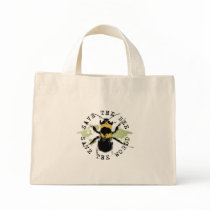 Yoga Speak : Save The Bee ... Save The World! Canvas Bags