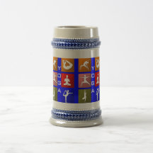 Yoga stein coffee mugs
