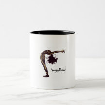 Yoga sun salutation coffee mugs