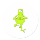 Yoga Tree Frog Stickers
