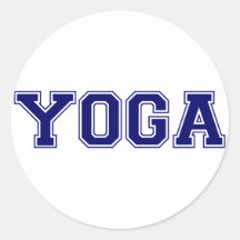 Yoga University Style Sticker