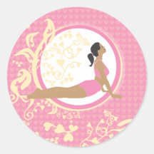 Yoga von Herzen Sticker