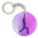 Yoga Warrior Pose Giftware Keychains