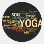 YOGA Words Sticker