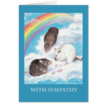 Yogurt Drops at he Rainbow Bridge Greeting Cards
