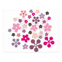 Yogurt Flowers Post Cards