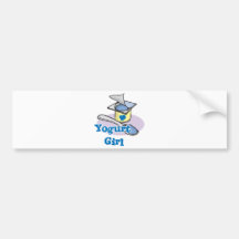 Yogurt Girl blueberry yogurt Bumper Stickers