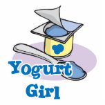 Yogurt Girl blueberry yogurt Photo Cut Out