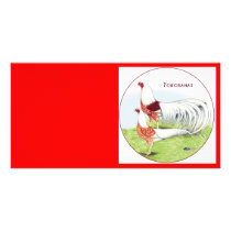 Yokohamas:  Red-shoulder Pair Picture Card