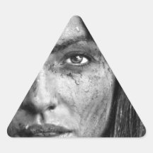 Yolanda Dirty Beautiful Triangle Sticker