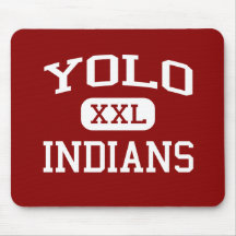 Yolo - Indians - Continuation - West Sacramento Mouse Pads