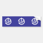 Yonaguni, Okinawa, Japan flag Bumper Stickers